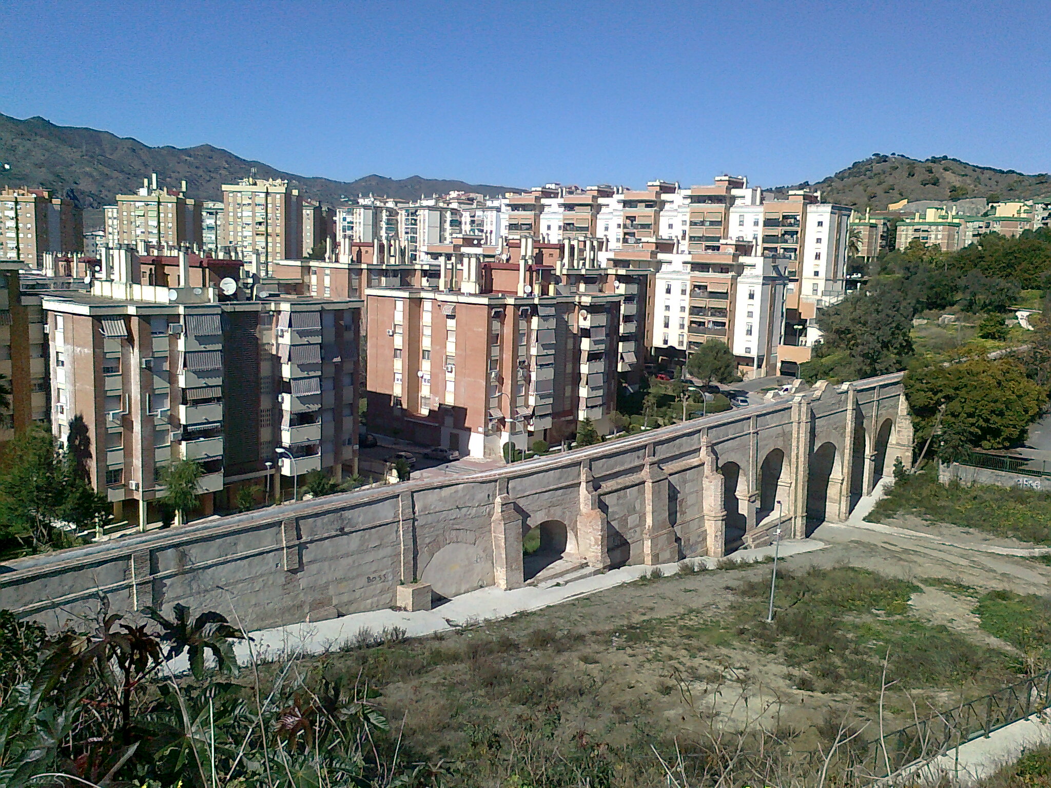 Acueducto de San Telmo. Puente sobre el Arroyo de Quintana