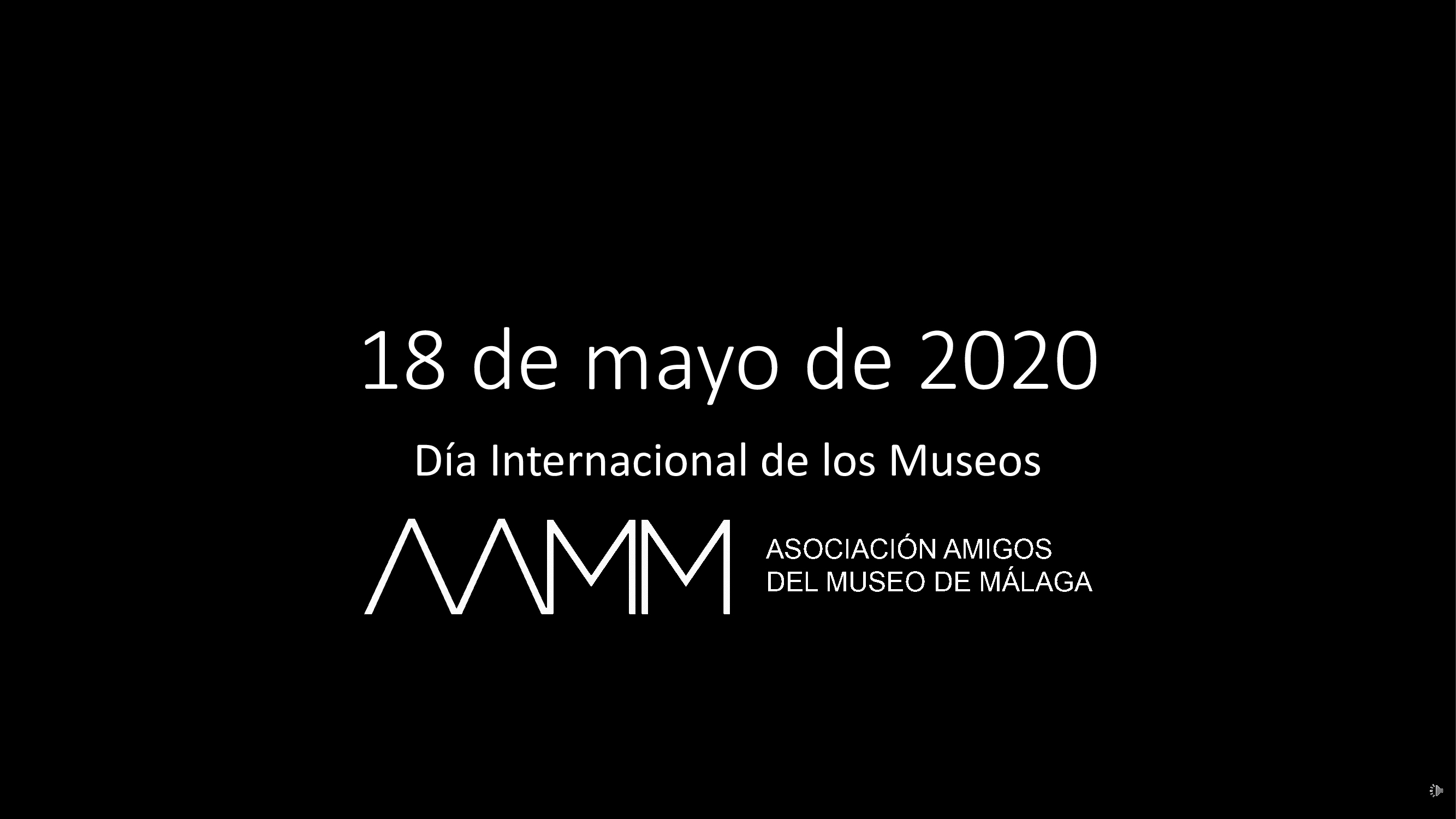 Dia del Museo. 2020. Asociación Amigos del Museo de Málaga
