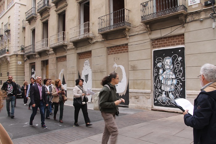 Visita a los graffiti del SOHO Málaga. 22/11/2014