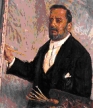 Retrato del pintor José Nogales. Antonio Muñoz Degrain